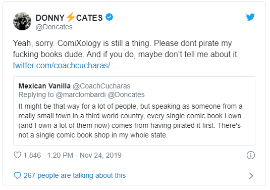 Comic Book Piracy Donnie Cates