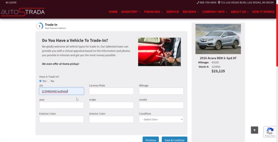 Virtual Dealer Online Trade Ins