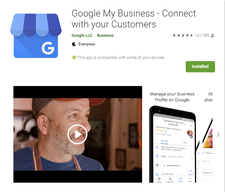 Google My Business App