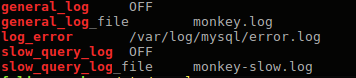mysql some log variables